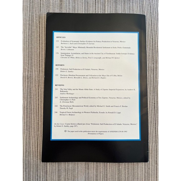 LATIN AMERICAN ANTIQUITY Journal - 4 Issues from 2003-2005 - SAA Archeology - Picture 6 of 10